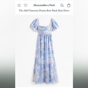 Abercrombie & Fitch Emerson Blue Floral Dress